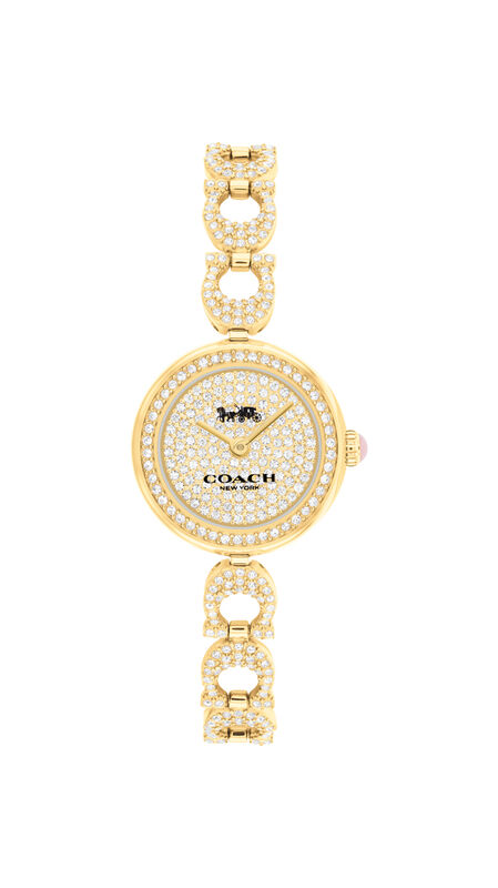 COACH Ladies' Gold Tone Stainless Steel Gracie Watch 14504219 image number null